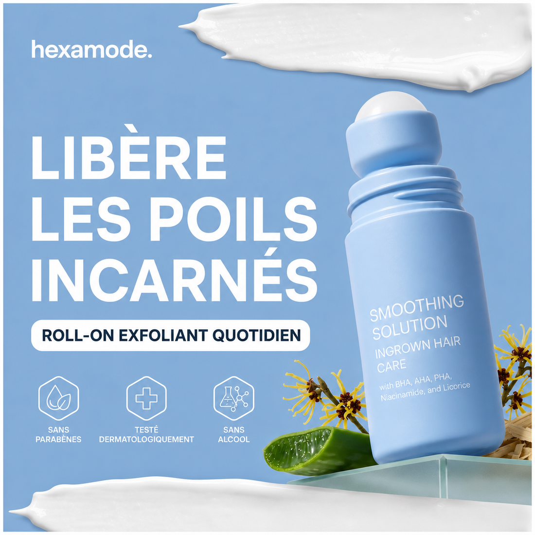Déodorant anti tache brunes - Hexamode